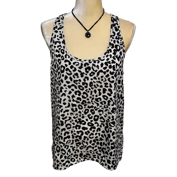 Forever 21 Racerback Leopard Print Top Women M - Picture 1 of 10